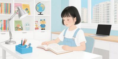 小学课程家教配图